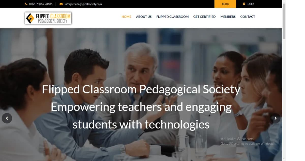 FCPS Flipped Classroom web project by Sisesoft
