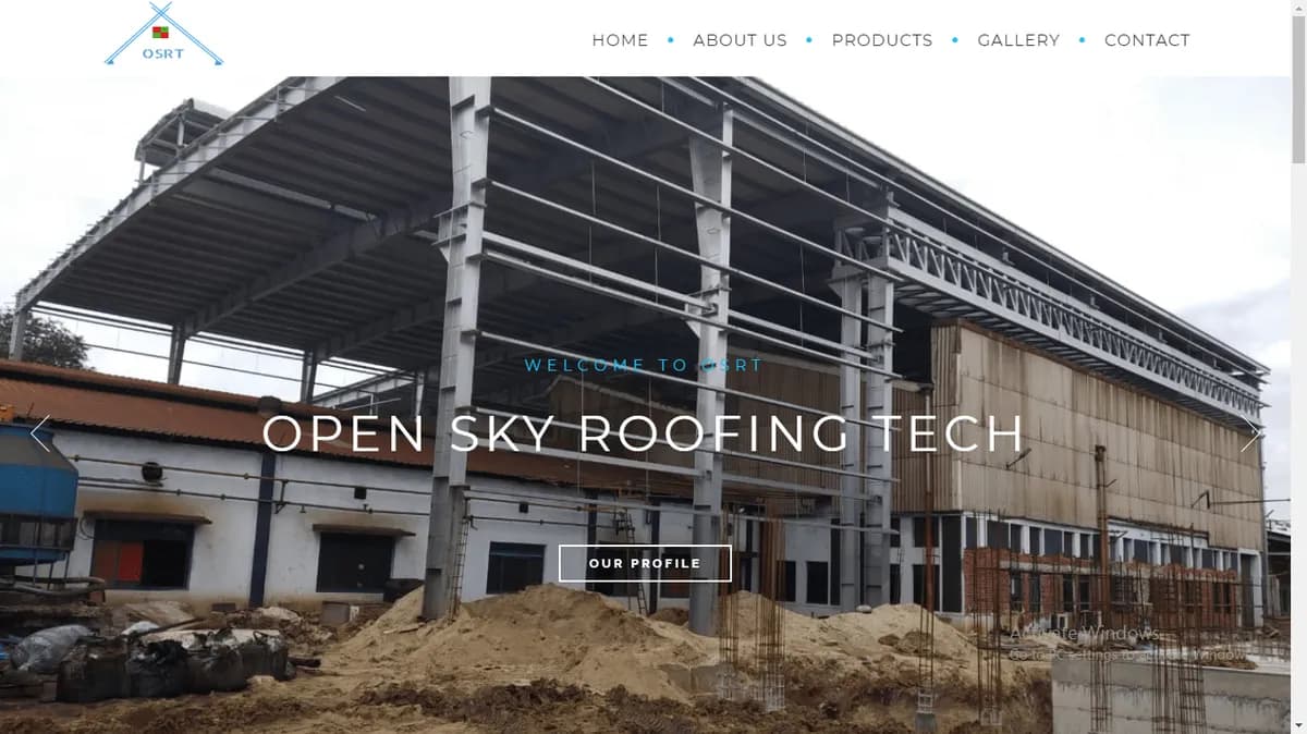 OSRT India web project by Sisesoft